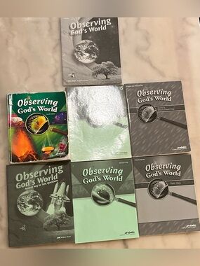 Abeka 6th Grade Observing God's World Curriculum Books Bundle Set